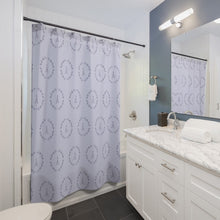 Load image into Gallery viewer, Eiffel Shower Curtain (Lavender on Lavender)