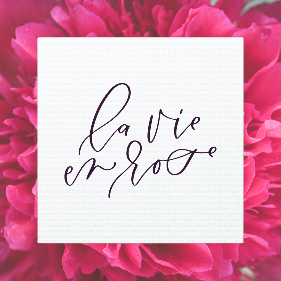 La Vie En Rose Canvas Print – Boutique L'Abeille Française