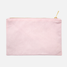 Load image into Gallery viewer, Powder-pink cotton canvas cosmetic bag: L'Abeille Française