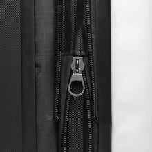Load image into Gallery viewer, Zipper of expandable section of large Take Me To Paris hard-shell suitcase: Boutique L'Abeille Française