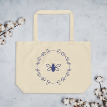 Load image into Gallery viewer, Lavender Bee Tote Bag (Large)