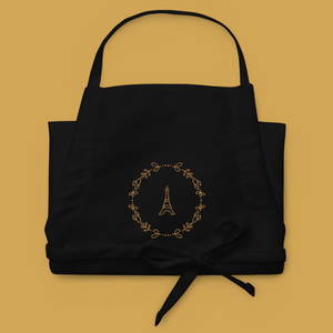 Eiffel Apron (Black & Gold)
