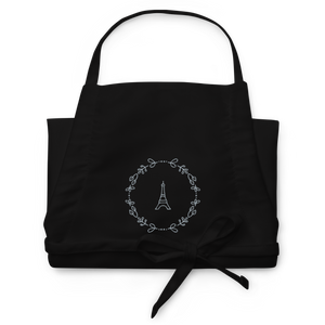 Eiffel Apron (Black & Silver)