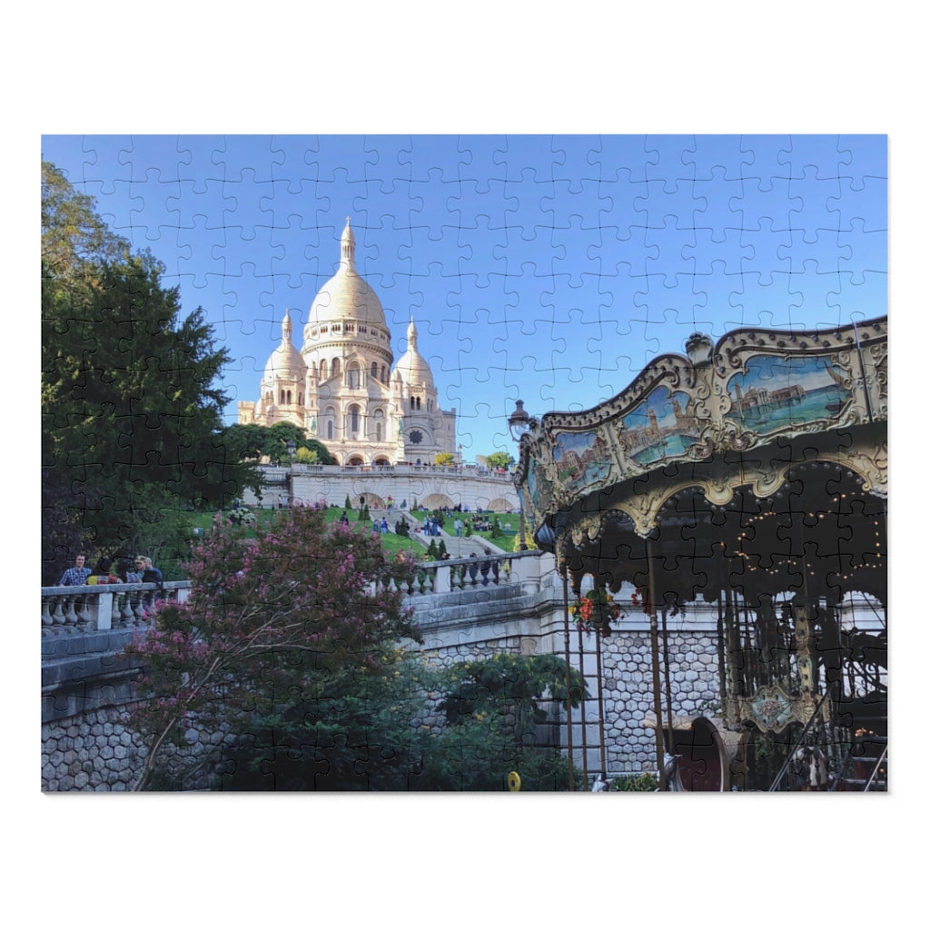 Sacre Coeur Carrousel Jigsaw Puzzle