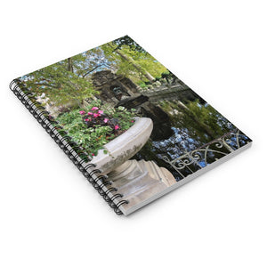 Medici Fountain spiral notebook with ruled line paper