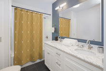 Load image into Gallery viewer, The French Bee Shower Curtain (Cream on Gold)