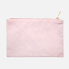 Load image into Gallery viewer, Powder-pink cotton canvas cosmetic bag: L&#39;Abeille Française