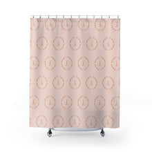 Load image into Gallery viewer, Eiffel Shower Curtain (Rose on Rose)
