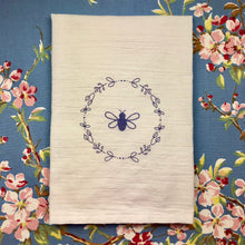 Load image into Gallery viewer, Lavender Bee Tea Towel: L&#39;Abeille Française