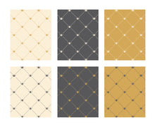 Load image into Gallery viewer, The French Bee Shower Curtain (Gold on Grey)