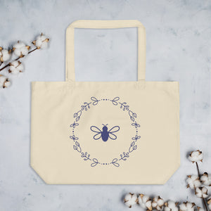 Lavender Bee Tote Bag (Large)